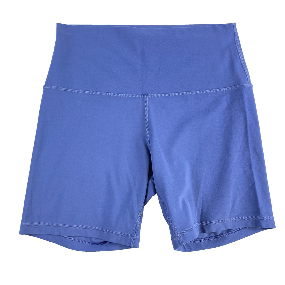 Lululemon Alight 6" Short Women Sz 2‎ Oasis Blue Active Running Yoga *SEE NOTES*